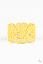 Load image into Gallery viewer, Paparazzi Bracelets Vintage Romance - Yellow
