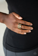 Load image into Gallery viewer, Paparazzi Rings   Diva Diadem - Brass
