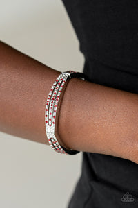 Paparazzi Bracelets  Suburban Scene - Red