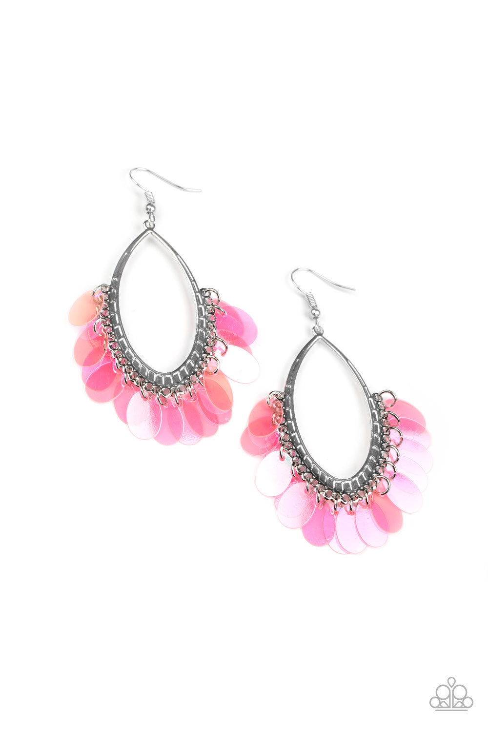 Paparazzi Earrings   Mermaid Magic - Pink