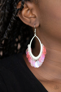 Paparazzi Earrings   Mermaid Magic - Pink