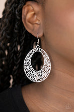 Load image into Gallery viewer, Paparazzi Earrings Serenely Shattered - Silver
