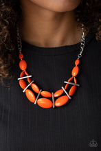 Load image into Gallery viewer, Paparazzi Necklaces Law of the Jungle - Orange
