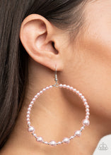 Load image into Gallery viewer, Paparazzi Earrings Boss Posh - Pink
