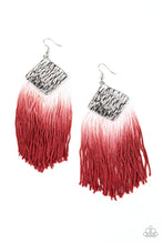 Load image into Gallery viewer, Paparazzi Earrings   DIP The Scales - Red

