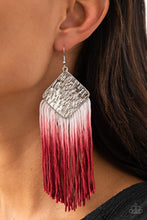 Load image into Gallery viewer, Paparazzi Earrings   DIP The Scales - Red
