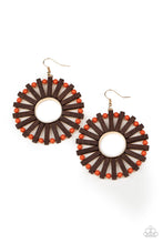 Load image into Gallery viewer, Paparazzi Earrings   Solar Flare - Orange

