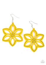 Load image into Gallery viewer, Paparazzi Earrings Bahama Blossoms - Yellow
