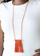 Load image into Gallery viewer, Paparazzi Necklaces Between You and MACRAME - Orange
