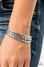 Load image into Gallery viewer, Paparazzi Bracelets Hammered Heirloom - Silver
