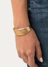 Load image into Gallery viewer, Paparazzi Bracelet Off The Cuff Couture - Gold
