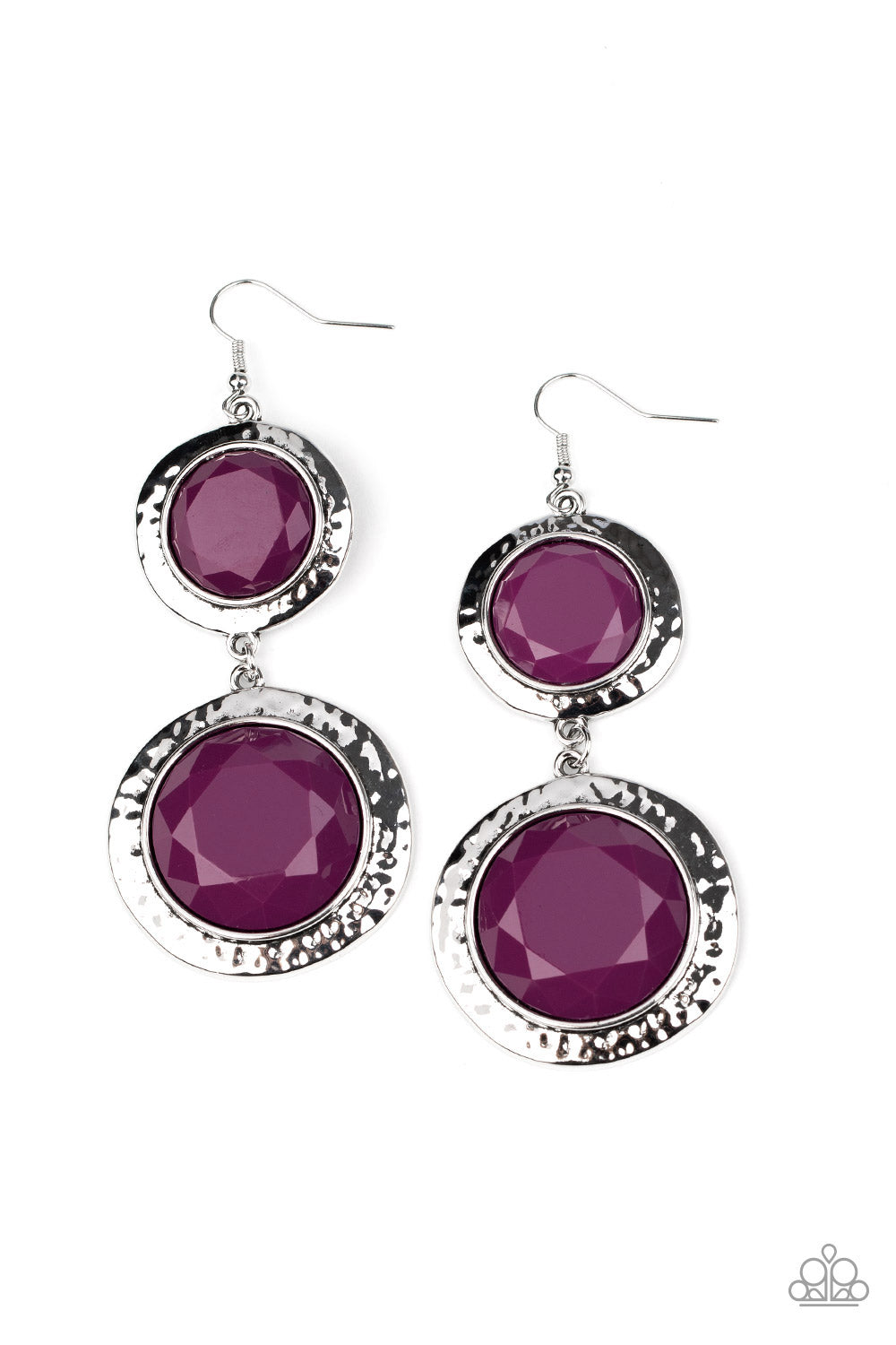 Paparazzi Earrings   Thrift Shop Stop - Purple