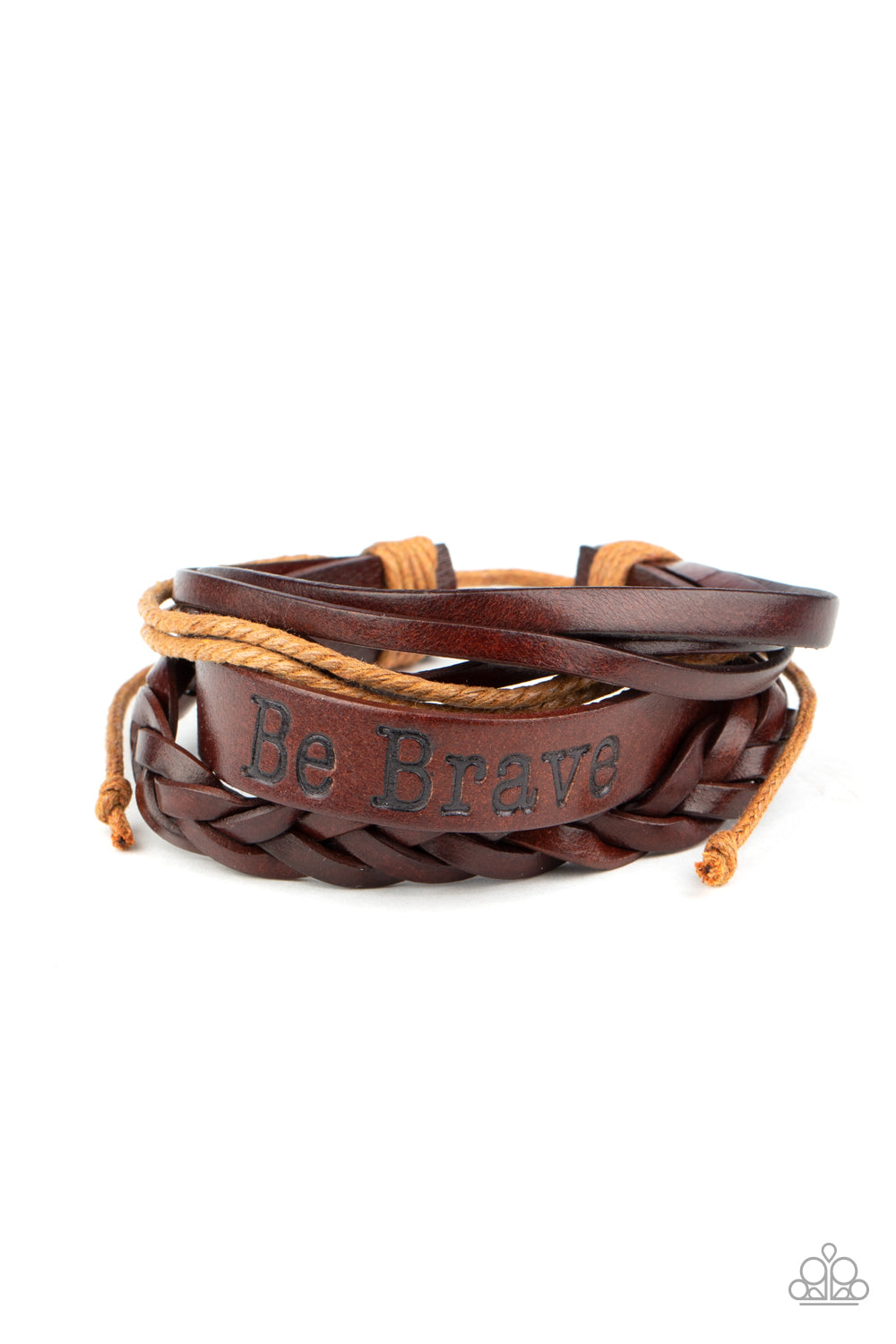 Paparazzi Bracelets   Brave Soul - Brown