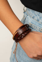 Load image into Gallery viewer, Paparazzi Bracelets   Brave Soul - Brown
