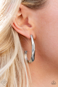 Hoop Earring: "Made You HOOK" (P5HO-SVXX-285BO) Fashion Fix