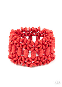 PAparazzi Bracelets Fiji Flavor - Red