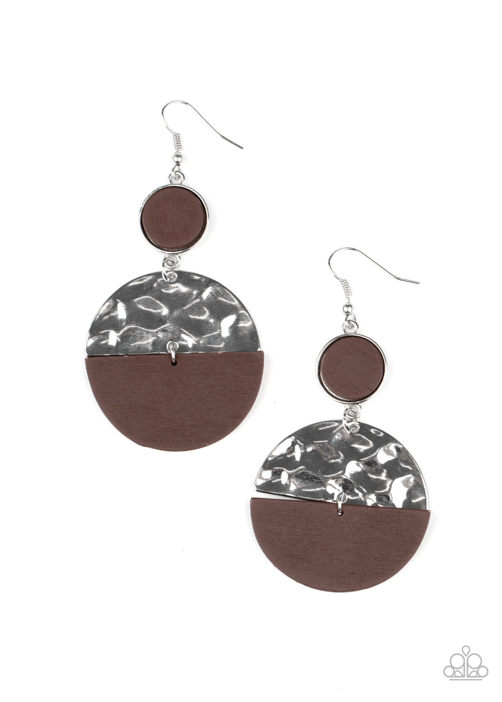 Paparazzi Earrings Natural Element - Brown