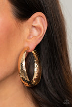Load image into Gallery viewer, Paparazzi Earrings Hey, HAUTE-Shot - Gold
