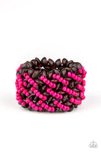 Load image into Gallery viewer, Paparazzi Bracelets Cozy in Cozumel - Pink

