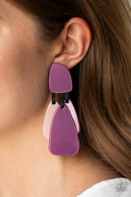 Load image into Gallery viewer, Paparazzi Earrings All FAUX One - Purple
