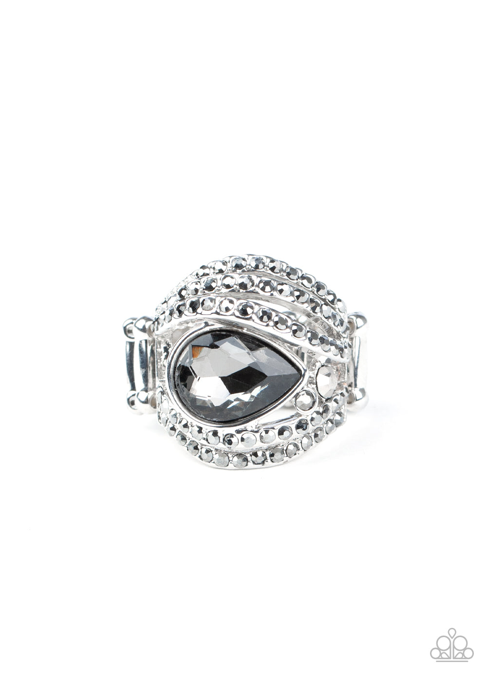 Paparazzi Rings Stepping Up The Glam - Silver