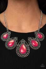 Load image into Gallery viewer, Paparazzi Necklaces Opal Auras - Pink
