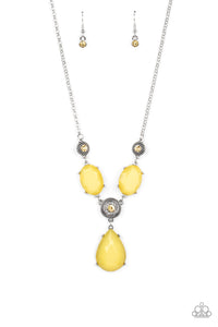 Paparazzi Necklace Heirloom Hideaway - Yellow