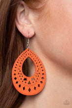 Load image into Gallery viewer, Paparazzi Earrings Belize Beauty - Orange
