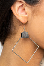 Load image into Gallery viewer, Paparazzi Earrings Friends of a LEATHER - Silver

