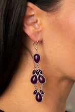 Load image into Gallery viewer, Paparazzi Earrings Superstar Social - Purple
