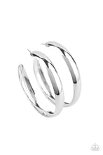Load image into Gallery viewer, Paparazzi Earrings BEVEL In It - Silver
