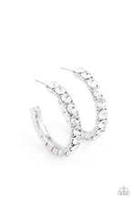 Load image into Gallery viewer, Paparazzi Earrings CLASSY is in Session - White
