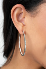 Load image into Gallery viewer, Paparazzi Earrings Marquee Magic - White
