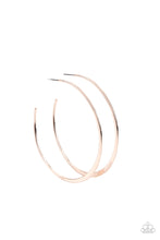 Load image into Gallery viewer, Paparazzi Earrings Dont Lose Your Edge - Rose Gold
