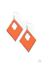 Load image into Gallery viewer, Paparazzi Earrings Woven Wanderer - Orange
