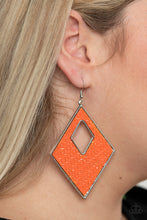 Load image into Gallery viewer, Paparazzi Earrings Woven Wanderer - Orange
