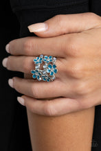Load image into Gallery viewer, Paparazzi Rings Blooming Banquet - Blue
