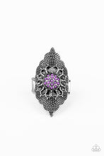 Load image into Gallery viewer, Paparazzi Rings Wildly Wallflower - Purple
