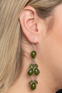 Paparazzi Earrings   Superstar Social - Green