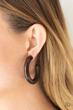 Load image into Gallery viewer, Paparazzi Earrings Woodsy Wonder - Brown
