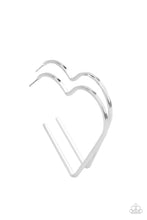 Load image into Gallery viewer, Paparazzi Earrings I HEART a Rumor - Silver
