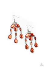 Load image into Gallery viewer, Paparazzi Earrings Clear The HEIR - Orange

