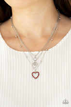 Load image into Gallery viewer, Paparazzi Necklaces Never Miss a Beat - Red

