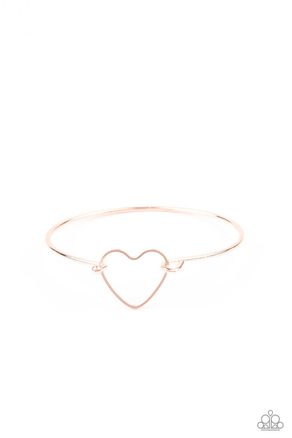 Paparazzi Bracelets Make Yourself HEART - Rose Gold