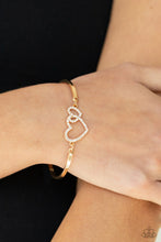 Load image into Gallery viewer, Paparazzi Bracelet Cupid is Calling - Gold
