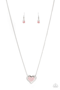 Paparazzi Necklaces Game, Set, MATCHMAKER - Pink