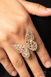 BLACK DIAMOND EXCLUSIVE Flauntable Flutter - Gold Ring