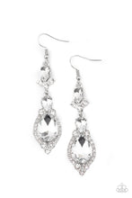 Load image into Gallery viewer, Paparazzi Earrings Fully Flauntable - White
