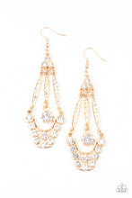 Load image into Gallery viewer, Paparazzi Earrings High-Ranking Radiance - Gold
