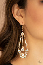 Load image into Gallery viewer, Paparazzi Earrings High-Ranking Radiance - Gold
